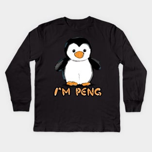 I'm Peng Kids Long Sleeve T-Shirt